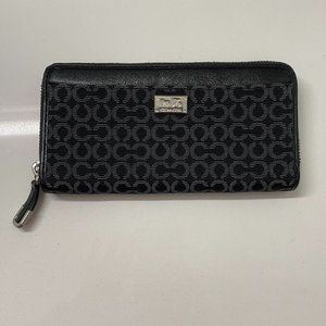 Coach Madison Op Art Fabric Accordion Wallet